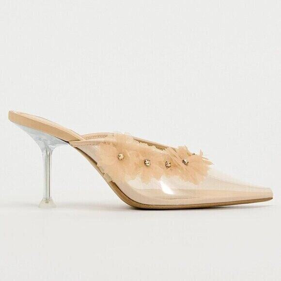 ZARA Heeled Mules NWT - Picture 3 of 15